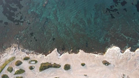 Drone footage at the seafront Video stock 149495867