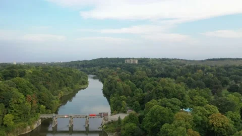 Drone footage sky Stock Footage 212105037