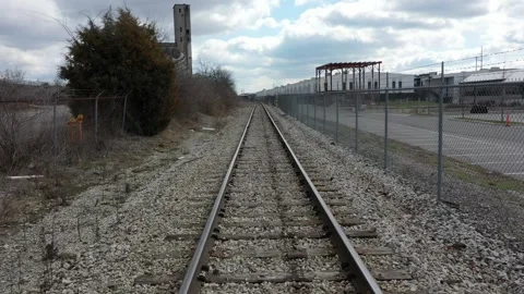 Drone Footage on the train Stock Footage 277309881