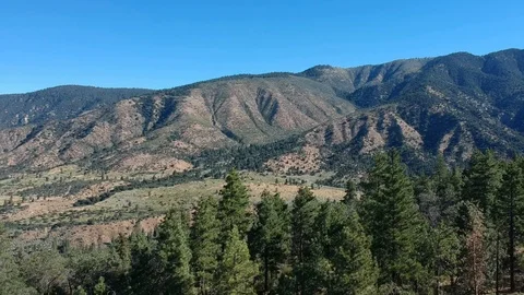 Drone footage of a valley. Stock Footage 114327358