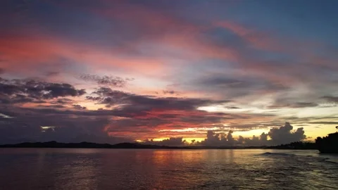 Drone Footage of waves as main subject in Philippines Stock-Footage 245399982