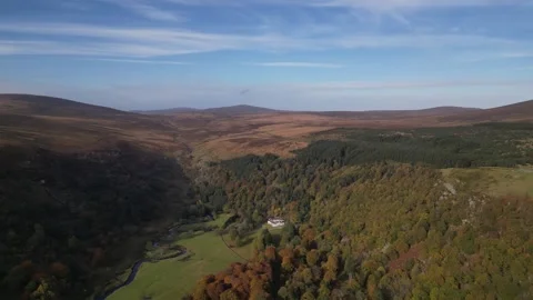 Drone Footage Of Wicklow Mountains Stock Footage 301403442