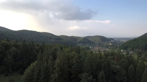 Drone - Forest - Mountains (4k) Stock Footage 112387214