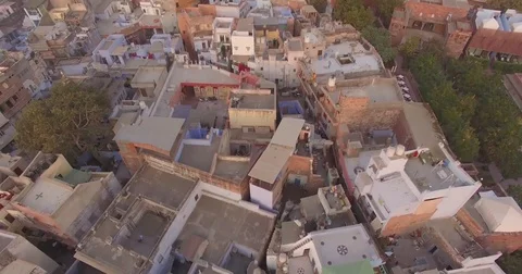 DRONE FORT INDIA Stock Footage 82437878
