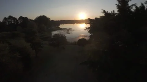Drone FPV Landscape of Parque da Cidade, Jundiaí, Brazil. 4K 60fps ProRes Video stock 316915961
