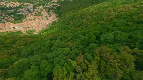 Drone FPV stabilized footage on Maratea, Basilicata, Italy Stock Footage 246748590