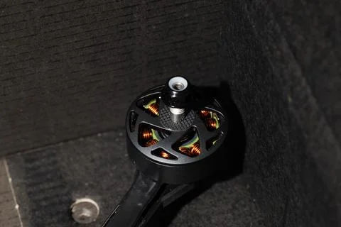 Drone fpv workshop element of wind engine and propeller design soft focus i.. Stock Photos