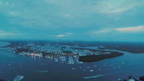 DRONE - FT MYERS BEACH PRE HURRICANE IAN 1 Stock Footage 150333811