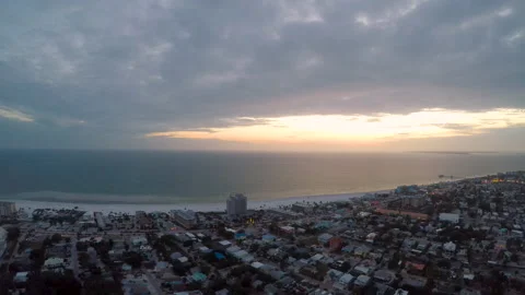DRONE - FT MYERS BEACH PRE HURRICANE IAN 2 Stock Footage 150333850