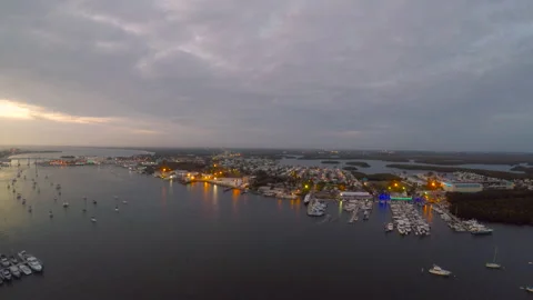 DRONE - FT MYERS BEACH PRE HURRICANE IAN 9 Stock Footage 150334654