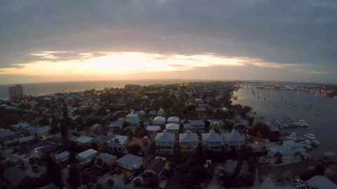 DRONE - FT MYERS BEACH PRE HURRICANE IAN 13 Stock Footage 150334965