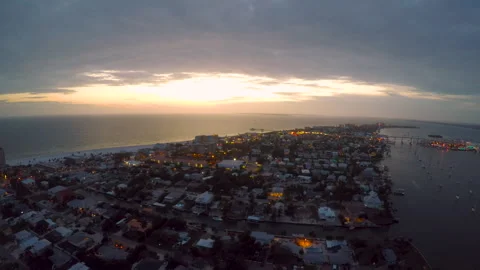 DRONE - FT MYERS BEACH PRE HURRICANE IAN 16 Stock Footage 150335191