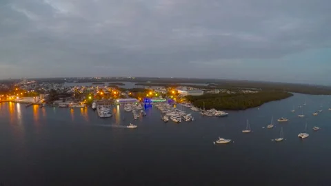DRONE - FT MYERS BEACH PRE HURRICANE IAN 19 Stock Footage 150335435