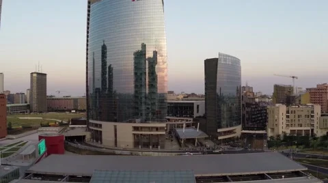 Drone in Garibaldi Place Stock Footage 54118679