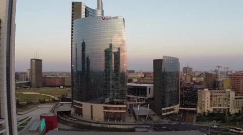 Drone in Garibaldi Place Stock Footage 54118882