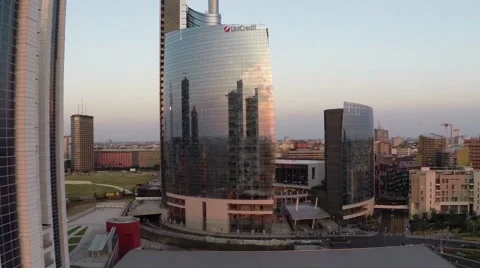 Drone in Garibaldi Place Stock Footage 54118997