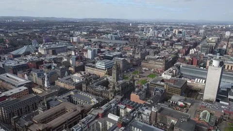 Drone, George Square Glasgow Stock Footage 231867814