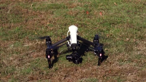 Drone Getting Ready To Take Off 16 Stock Footage 243609711