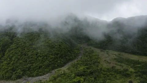 Drone Going High Up The Clouds Stock Footage 169039553