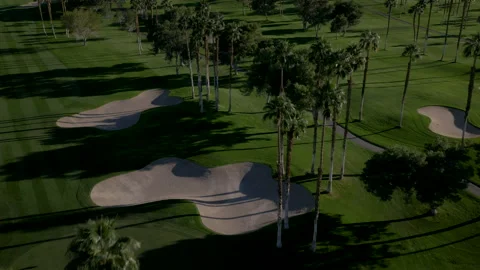 Drone Golf Course 4K 24FPS Stock Footage 134207221