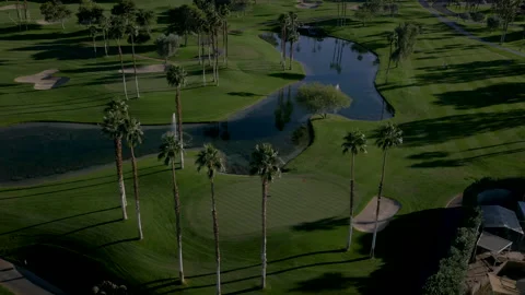 Drone Golf Course 4K 24FPS Stock Footage 134207519