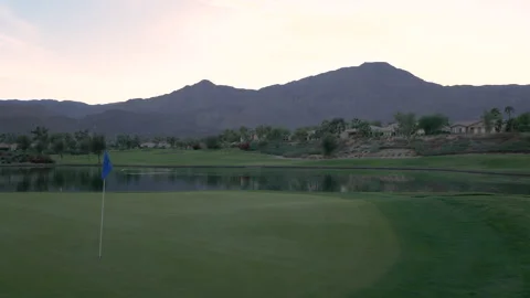 Drone Golf Course 4K 24FPS Stock Footage 134208557