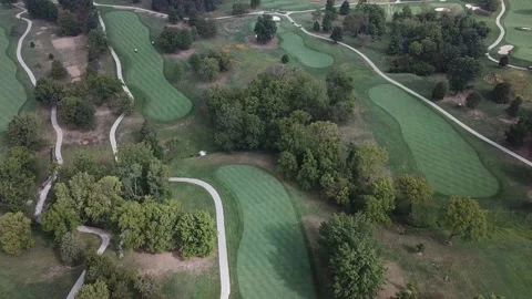 Drone Golf Course Stock Footage 147465726