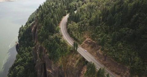 Drone - The Gorge 12 Stock Footage 106444342