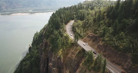 Drone - The Gorge 13 Stock Footage 106444283