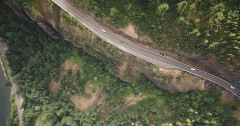 Drone - The Gorge 20 Stock Footage 106446816