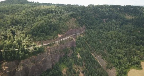 Drone - The Gorge 7 Stock Footage 106443203