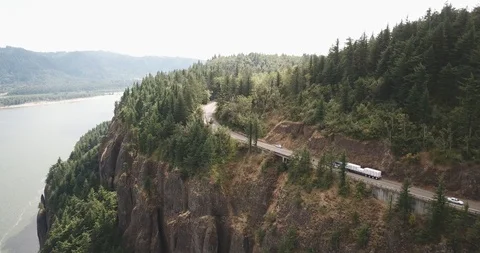 Drone - The Gorge 9 Stock Footage 106442819