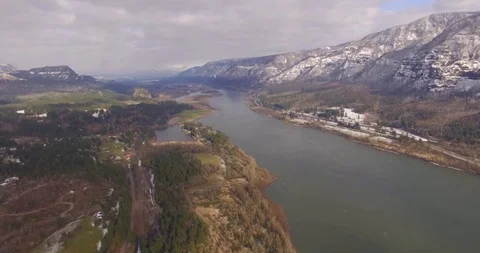 Drone Gorge Winter Vidéo 95762489