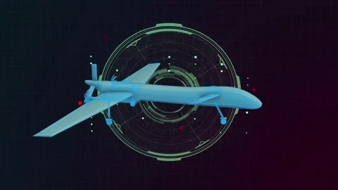 Drone Grid Video stock 146729574