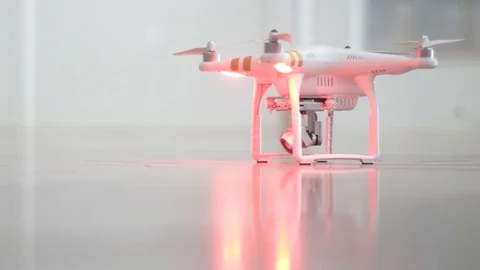 Drone on the ground Stock Footage 88644810