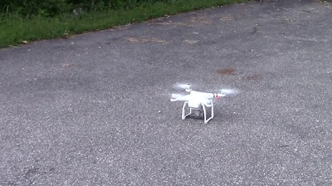 Drone ground take off Stock Footage 79183724