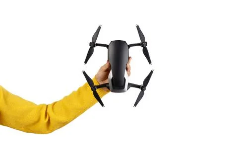 Drone in hand Stock Photos