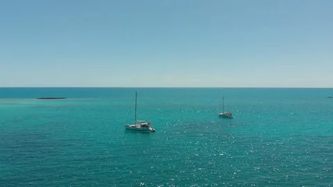 Drone HD - Paradise Pack - Private Island Sandy Beach Retreat- Stock Footage 128936399