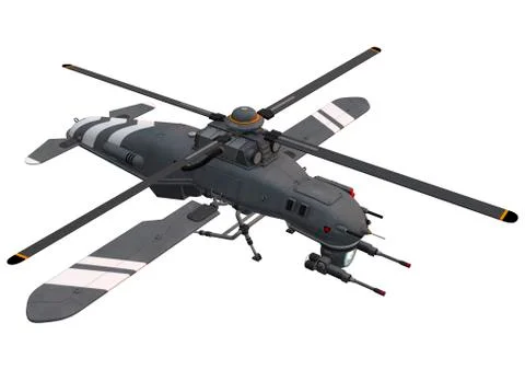 Drone helicopter Stock Illustration