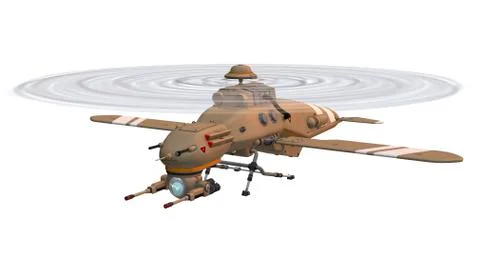 Drone helicopter Stock Illustration