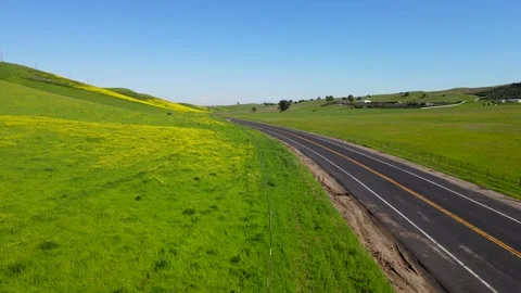 Drone By Highway Stock Footage 272198104