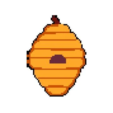 Drone hive pixel art vector illustration Illustrazione stock