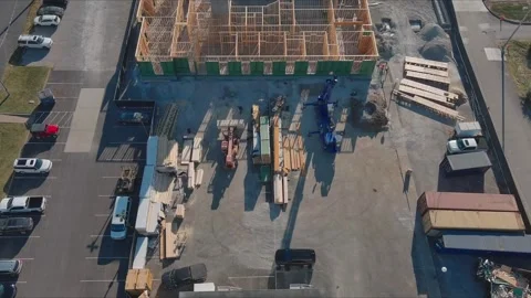 Drone Home Construction Stock Footage 241604987