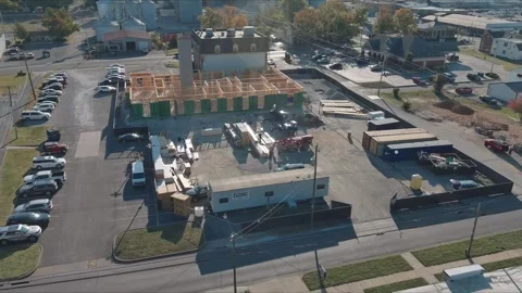 Drone Home Construction Stock Footage 241605006