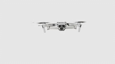 Drone Hovering in the Air with Alpha Channel Stock Footage 211419530