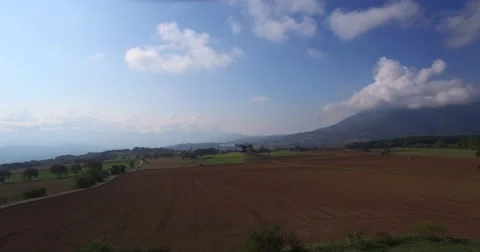 Drone hovering over beautiful landscape 스톡 동영상 64344596