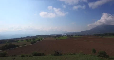 Drone hovering over beautiful landscape Video stock 64344605