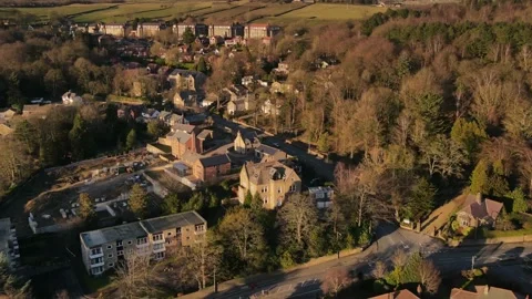 Drone Hyperlapse of Residential Area Stock Footage 150251917