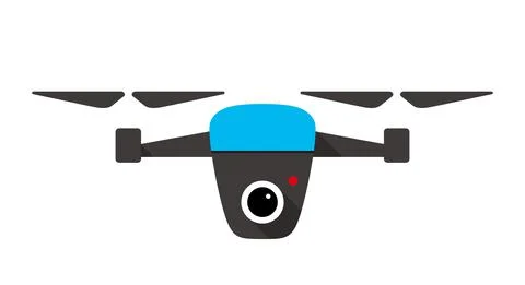 Drone icon design, flying, vector illustration Stock Illustration