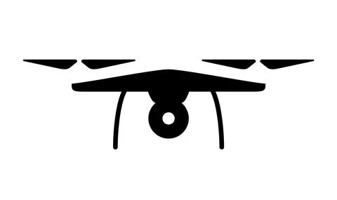 Drone icon design, flying, vector illustration Stock Illustration